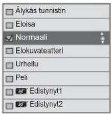 Älykäs tunnistin Elolsa Normaali Elokuvateatterl Urheilu Peli Edistynyt1 Edistynyt2