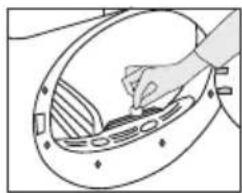 GRUNDIG GTNE 38E250MG - Rengöra sensorerna - 1