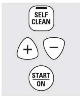 SELF CLEAN + - START ON
