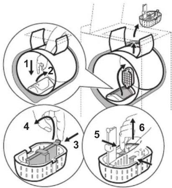 ZANUSSI ZWY 1105 - Tvättmedelsfack - 2