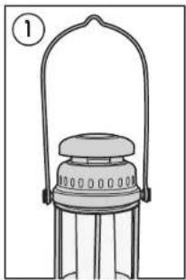 Asaklitt FD390ER30 - Lampunvarjostimen asennus - 1