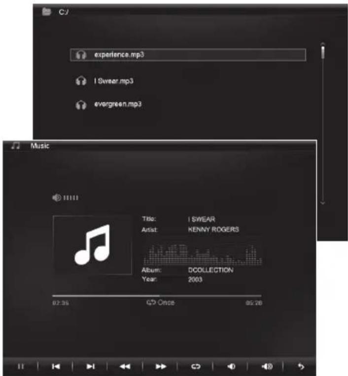 Clas Ohlson PF-8DN-283V3RTC - Spille musikk (Music) - 1