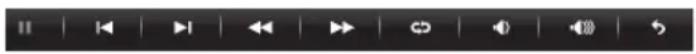 Clas Ohlson PF-8DN-283V3RTC - Using the OSD menu (On Screen Display) when listening to music - 1