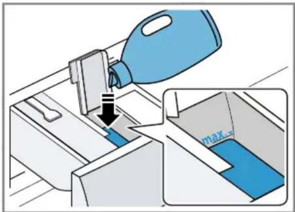 SIEMENS WG42G2ALDN - Annostelusäilion täyttäminen - 2