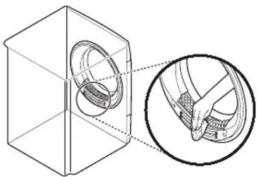 LG F0RV509N1WD - Kosteusanturin pyyhkiminen - 1