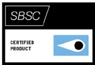 SBSC CERTIFIED PRODUCT