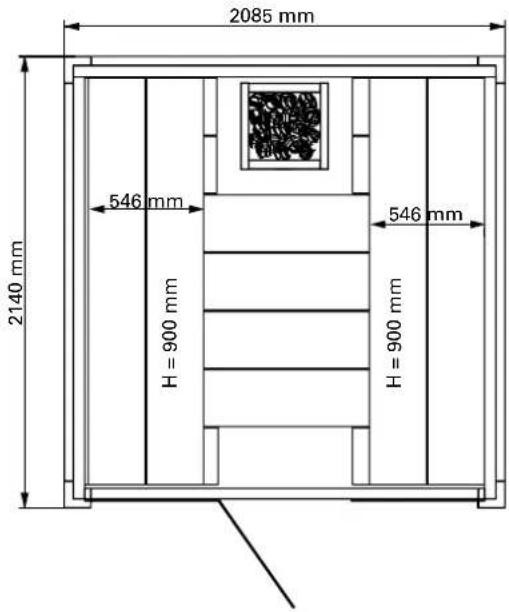HARVIA Solide S2122LD - 2
