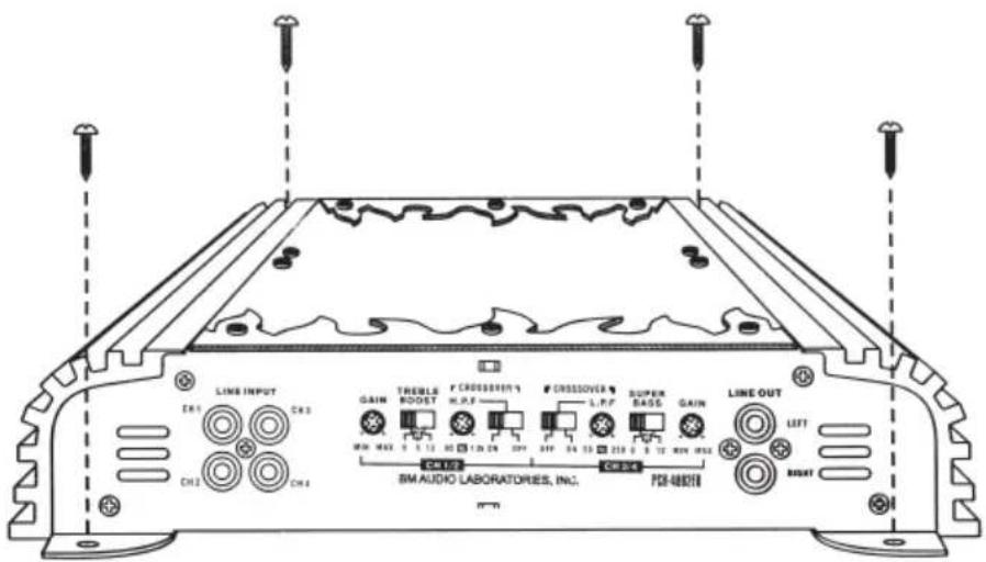 LINE INPUT CR1 CR2 CR3 CR4 TREBLE GAIN MAX 0.12 MAX 1.00 CROSSER H.P.F OFF 0.12 CROSSER L.P.F SUPPER BASS GAIN MIN 0.12 MIN 0.05 SM AUDIO LABORATORIES, INC. CROSSER PDB-48胶带 LINE OUT LEFT RESET