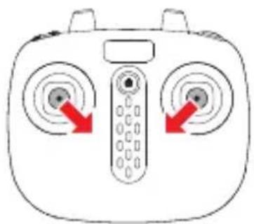 Syma W1 - Kopterin kytkeminen päälle - 2