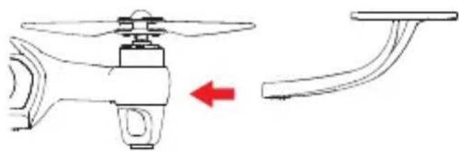 Syma W1 - Montere propellvernene - 1