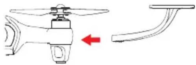 Syma W1 - Potkurin suojusten asennus - 1