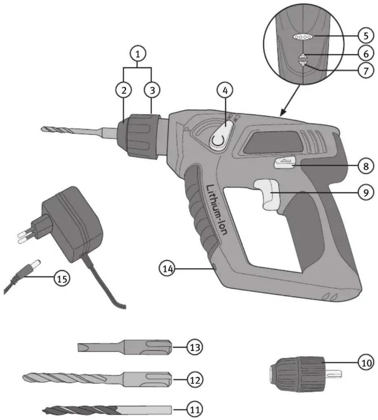 Lithium-Ion 1 2 3 4 5 6 7 8 9 10 11 12 13 14 15