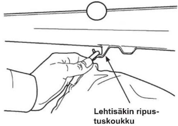 Lehtisäkin ripus- tuskoukku