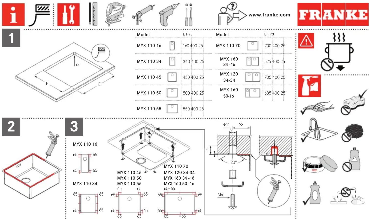 FRANKE Maris FPC MYX110-70FPC - 1