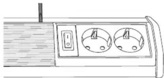 Cotech IVY-405-11W - Replacing the fluorescent tube - 1