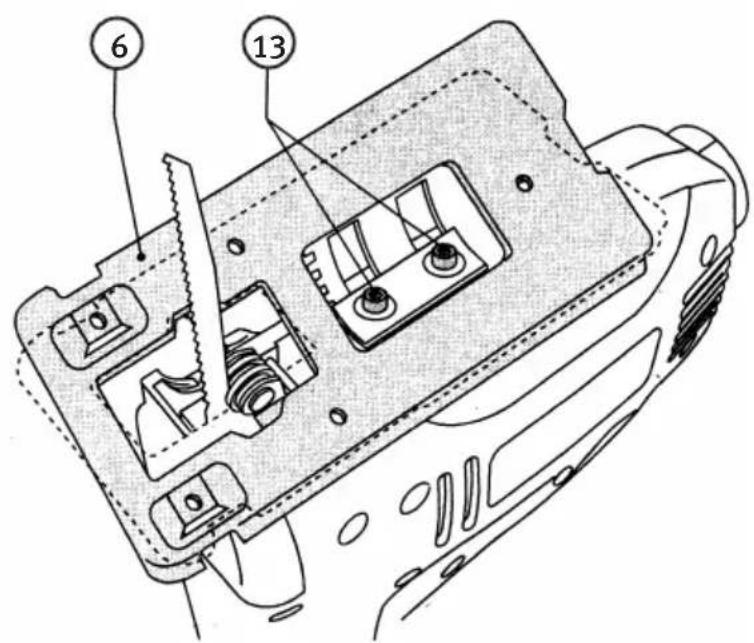 Cotech M1Q-65D - Sahanterän vaihto - 2