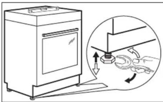ELECTROLUX LKR500004W - Lieden korkeuden ja syvyyden muuttaminen - 3