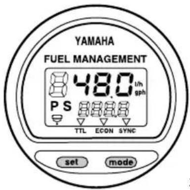 YAMAHA FUEL MANAGEMENT 480 l/h sph P S TTL ECON SYNC set mode