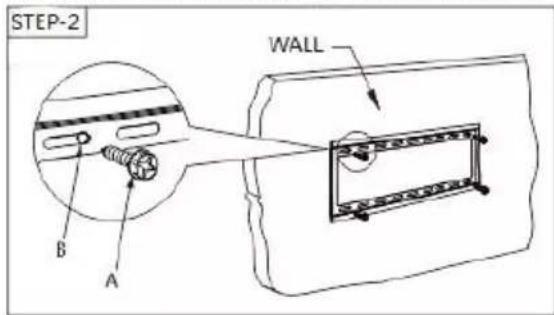 STEP-2 WALL B A