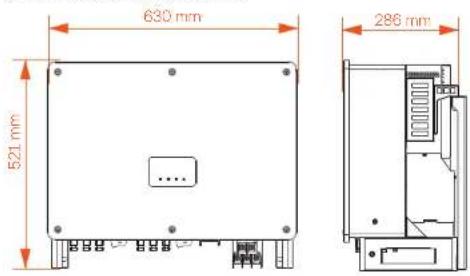 630 mm 521 mm 286 mm