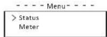 SolaX Power X3-MEGA G2 - Menu interface - 1