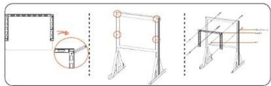 SolaX Power X3-MEGA G2 - Installation Steps of Mounting Inverter on the Stand - 2