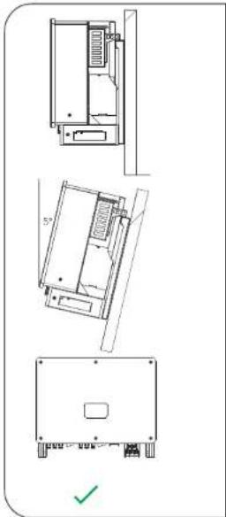 SolaX Power X3-MEGA G2 - Installation Angle Required - 1