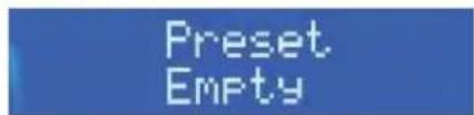 Preset Empty