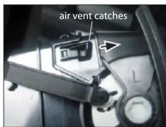 air vent catches