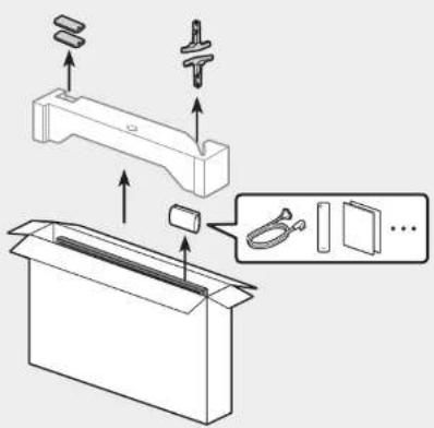 Technical diagram showing assembly of a mechanical component with labeled parts and an inset detail view.