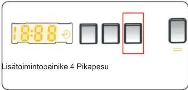 18:88 Lisätoimintopainike 4 Pikapesu