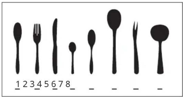 1 2 3 4 5 6 7 8_ - - - - -