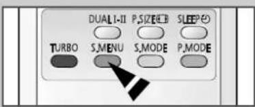DUALI-II P.SIZEB SLEEP TURBO S.MENU S.MODE P.MODE
