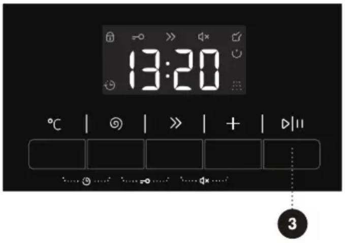 13:20 °C | ℃ | >> | + | ▷||| 3