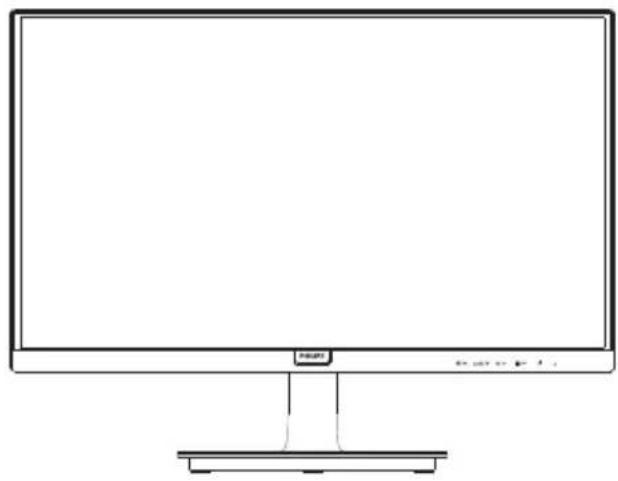 PHILIPS V Line 221V8LW - Etupaneelin säätimet - 1