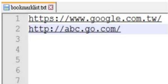 1 https://www.google.com.tw/ 2 http://abc.go.com/