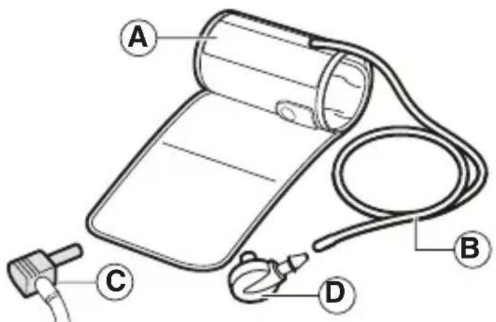 OMRON Comfort Cuff - Pakkauksen sisältö - 1