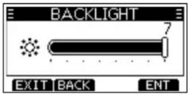 E BACKLIGHT 7 EXIT BACK ENT