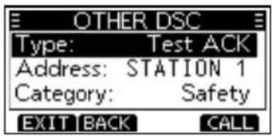 ICOM IC-M330J - ◇ テスト呼び出しの送信 - 6
