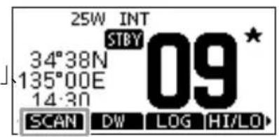 25W INT STBY 34°38N 135°00E 14:30 09 SCAN DW LOG HI/LO