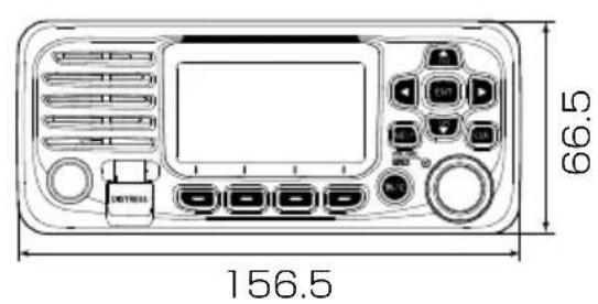 ICOM IC-M330J - ■ 寸法図 - 2
