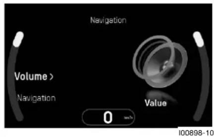 Navigation Volume > Navigation 0 mm Value 100898-10