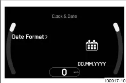 Clock & Date Date Format > DD.MM.YYYY 0 100%