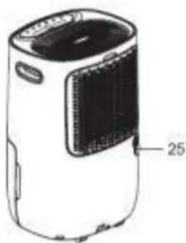 Meaco MeacoDry ABC - 9a. JATKUVA VEDEN TYHJENNYS -MeacoDry ABC 20 litrainen - 1