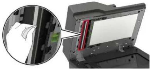 LEXMARK MX822 - Skannerin puhdistaminen - 3