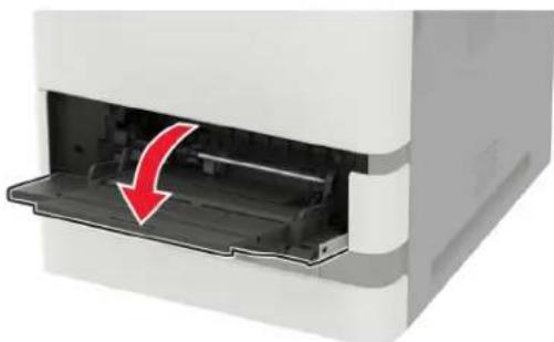 LEXMARK MX822 - Monikäyttösyöttöaukon nostorullan puhdistaminen - 1