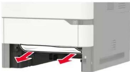 LEXMARK MX822 - Paperitukos lokeroissa - 2