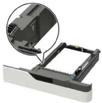 LEXMARK MX822 - Valinnaisen 550 arkin lokeron täyttäminen - 6