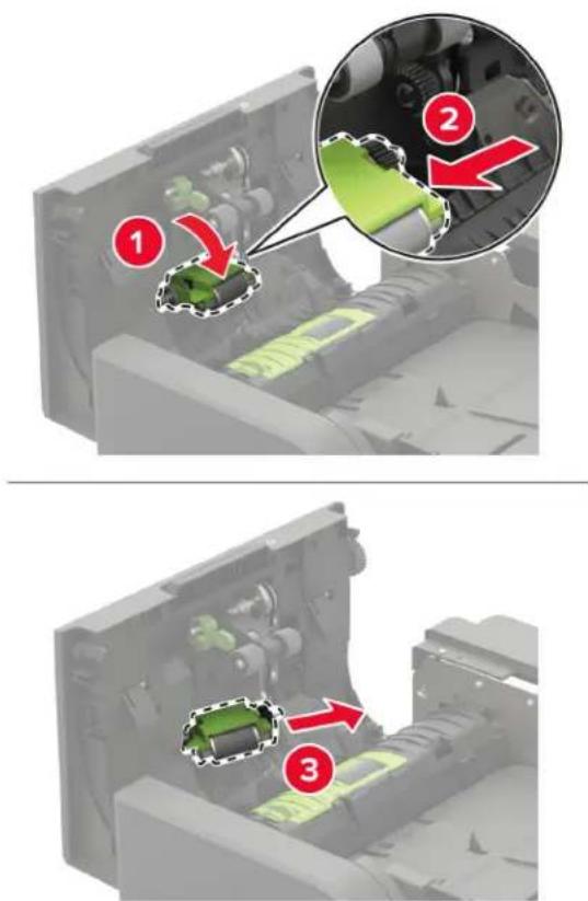 LEXMARK MX822 - Automaattisen asiakirjansyöttölaitteen syöttörullan vaihtaminen - 3