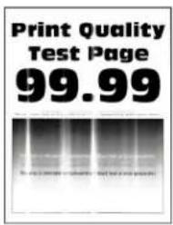 LEXMARK MX822 - Pystysuuntaiset vaaleat juovat - 1